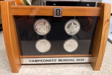 FIFA Campeonato Mundial 2026 Coin Set In a Beautiful Display