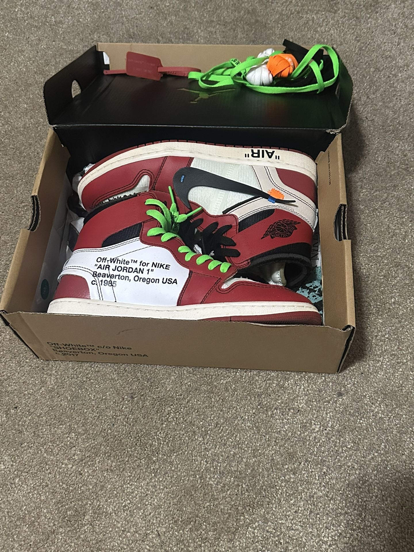 0FF WH1T3 J0RD4N 1 SIZE 9.5