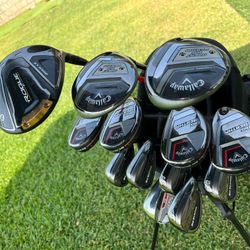 Men’s Callaway Complete Golf Set🔥ALL  A-FLEX SHAFTS 14 Clubs + Callaway Stand Bag $799  OBO 