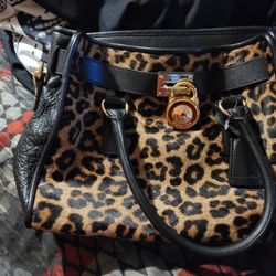 Mk Animal Print Purse 