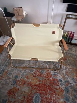 Two person folding chair