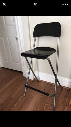 IKEA black stool