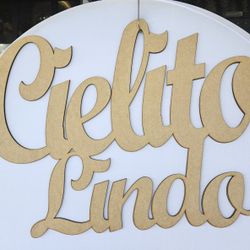 CIELITO LINDO WOOD SIGN 