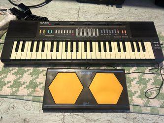 Vintage casio mt-205 keys & Casio Dp-1 drum pad