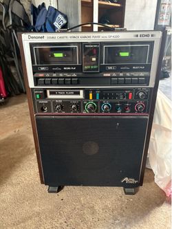 Denonet Double Cassette/8 Track Karaoke Player