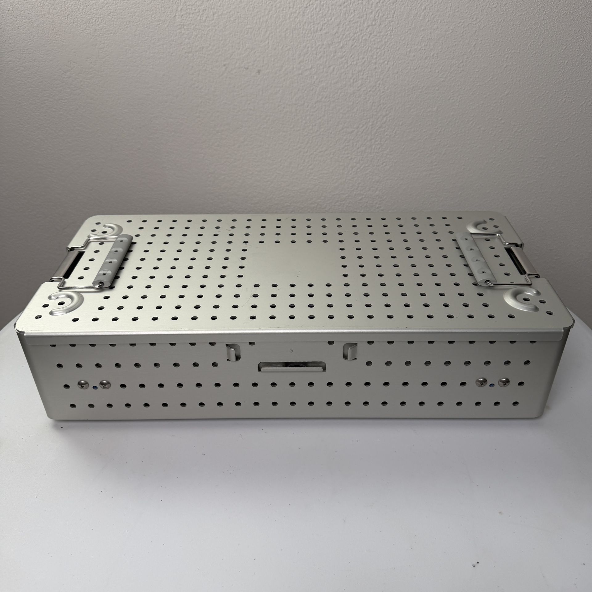 Aluminum Surgical Instrument Sterilization Tray w/ Inner Rack – Medical Case