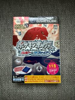 Pokemon Box Ruby & Sapphire Nintendo GameCube New Sealed Japanese NTSC-J 2003