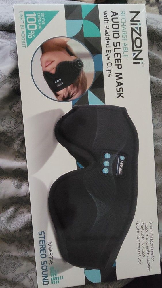 Nizoni Rechargeable Audio Sleep Mask