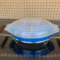 Vintage  Pyrex Dish And S Tand