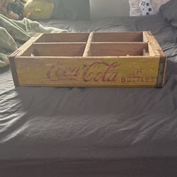 Drink Coca Cola In bottles crate