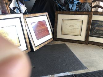 Wine decor 35” x 31” frames