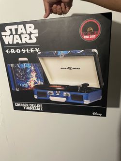 NEW Star Wars Crosley Cruiser Deluxe Turntable Record Player RSD 2017 Exclusive