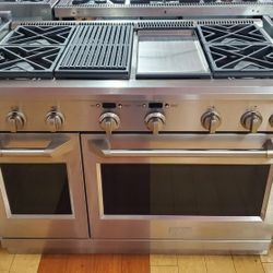 Monogram 48" ZDP484NGPSS Dual-Fuel Professional Range , Grill and Griddle, (Natural Gas)
