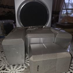 Sony SS-WMSP67 Speaker Silver Home Theatre Bass Subwoofer with 5 Sattelite Speakers.