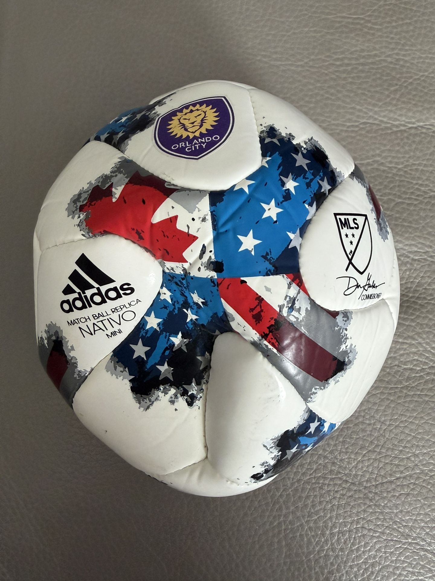 New Adidas MLS Orlando City Soccer Match Ball Replica Nativo Mini 