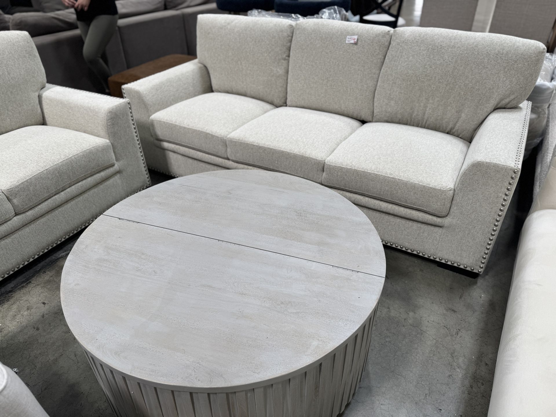 Fabric Sofa Set 3 Seats +2seats Couch :$550
