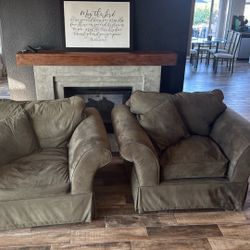 FREE Green Oversized Down Chairs