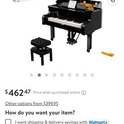 Lego Grand Piano AND sold Separate Acrylic Showing Case!