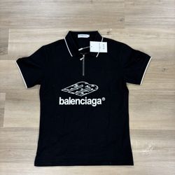 Balenciaga Quarter Zip Polo
