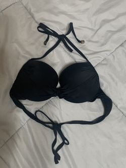 Topshop black bikini top