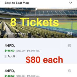 Sat April 12 Dodgers Vs Cubs Field Level 