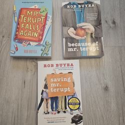 Mr. Terupt (paperback) Book Lot - by Rob Buyea