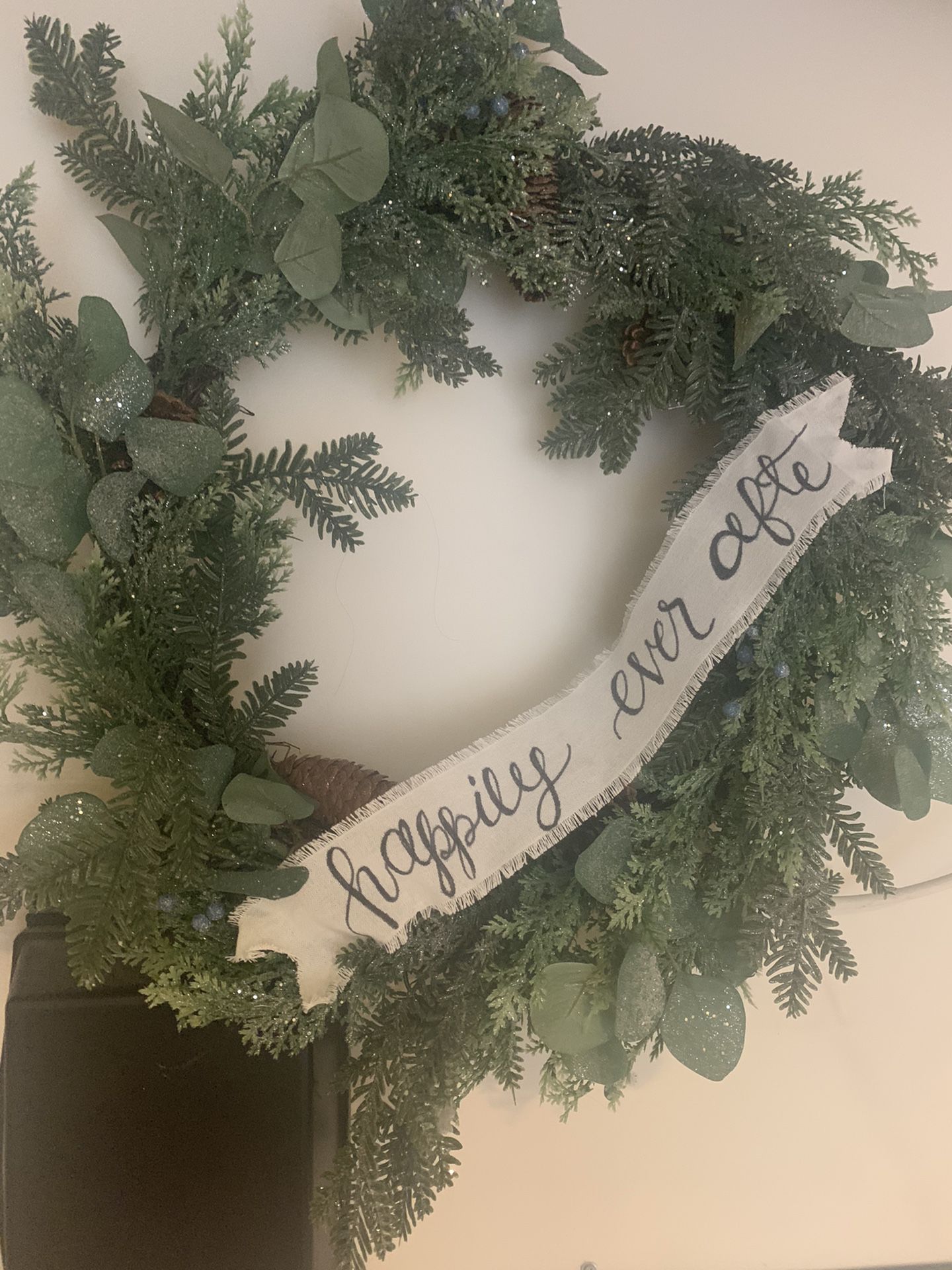 Happily ever after wreath