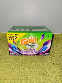 Box 240 dryer Sheets + Odor Defense