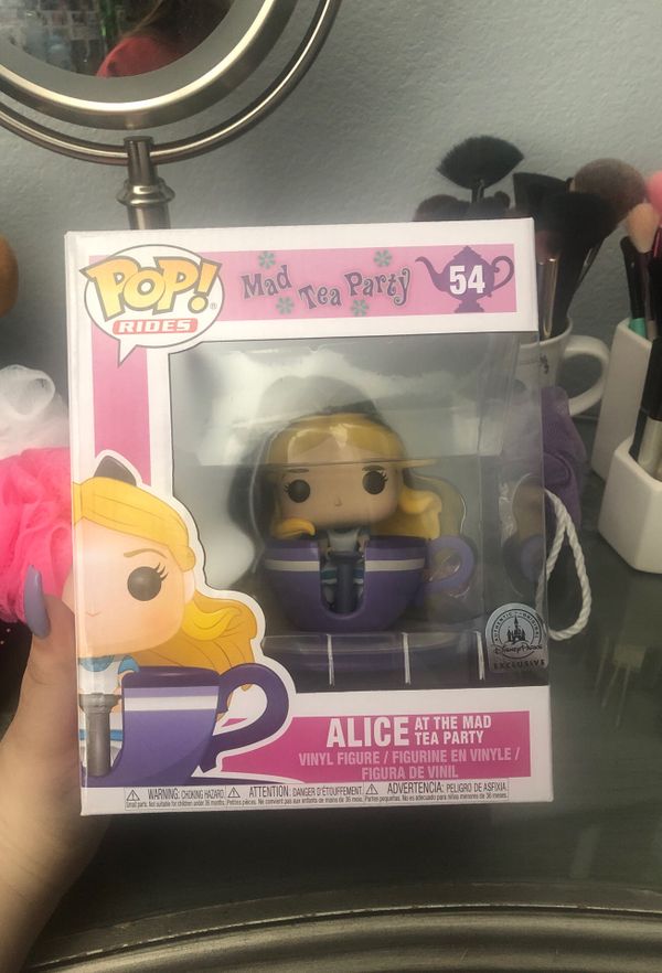 alice tea cup funko