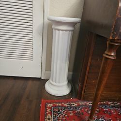 Two White Pedestals  30 Each