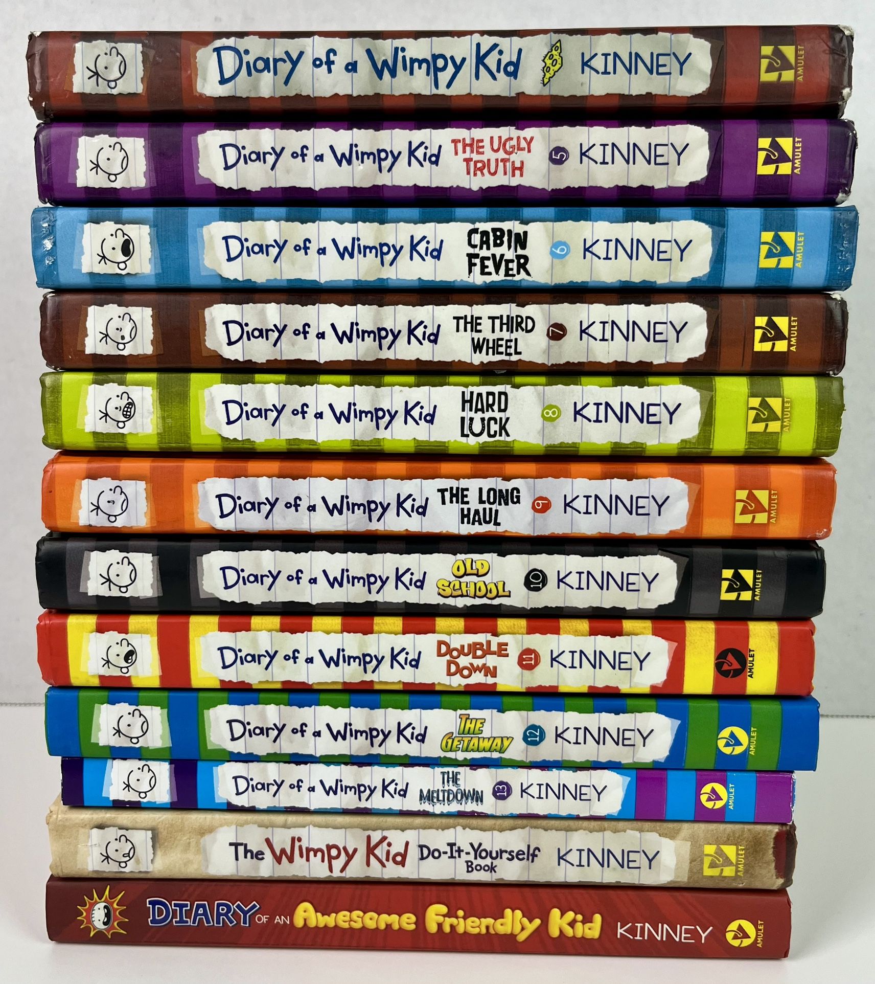 12 Diary of a Wimpy Kid Book Series 1,5-13, Do it Yourself, Awesome Friendly Kit