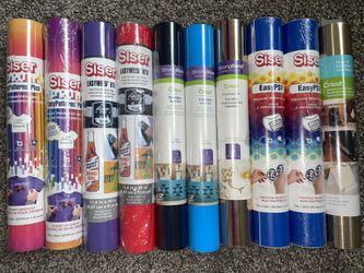 Craft Bundle 10 Rolls Of New Vinyl