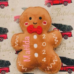 Gingerbread Plushies