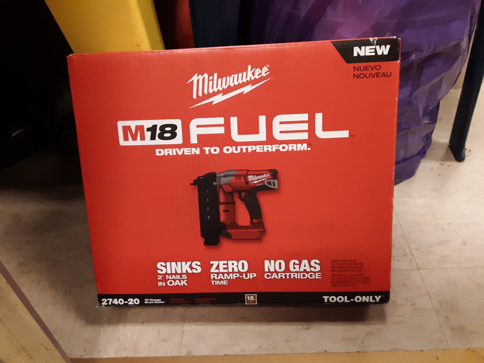 Milwaukee M18 Fuel 2740-20 nail gun Includes battery and charger. for Sale  in Seattle, WA OfferUp
