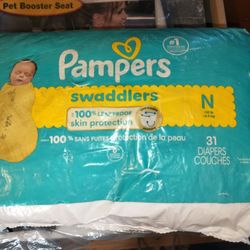 Newborn Baby Diapers Unopened $2