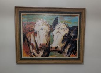Bessie And Harriet Go To Market Cow Picture