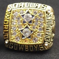 Dallas Cowboys (Roger Staubauch) 1977 World Champions Ring Size 11