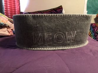 Harmony cat oval felt bed (check description for more info)
