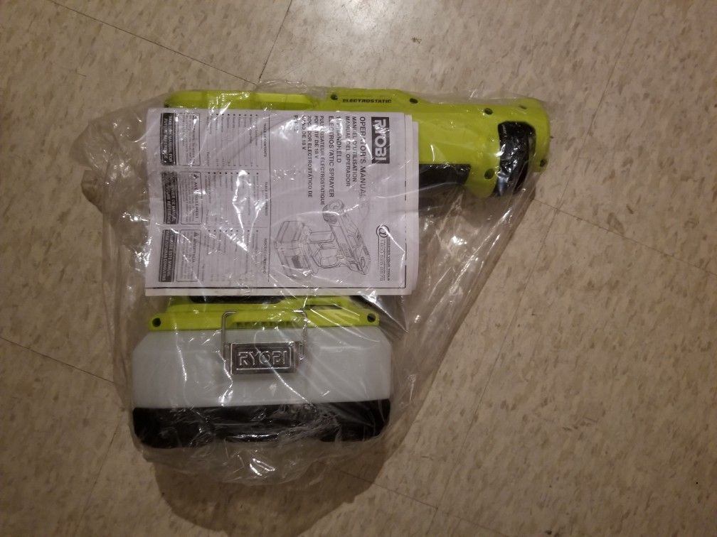 RYOBI ONE+ 18V Cordless Handheld Electrostatic Sprayer (Tool Only)