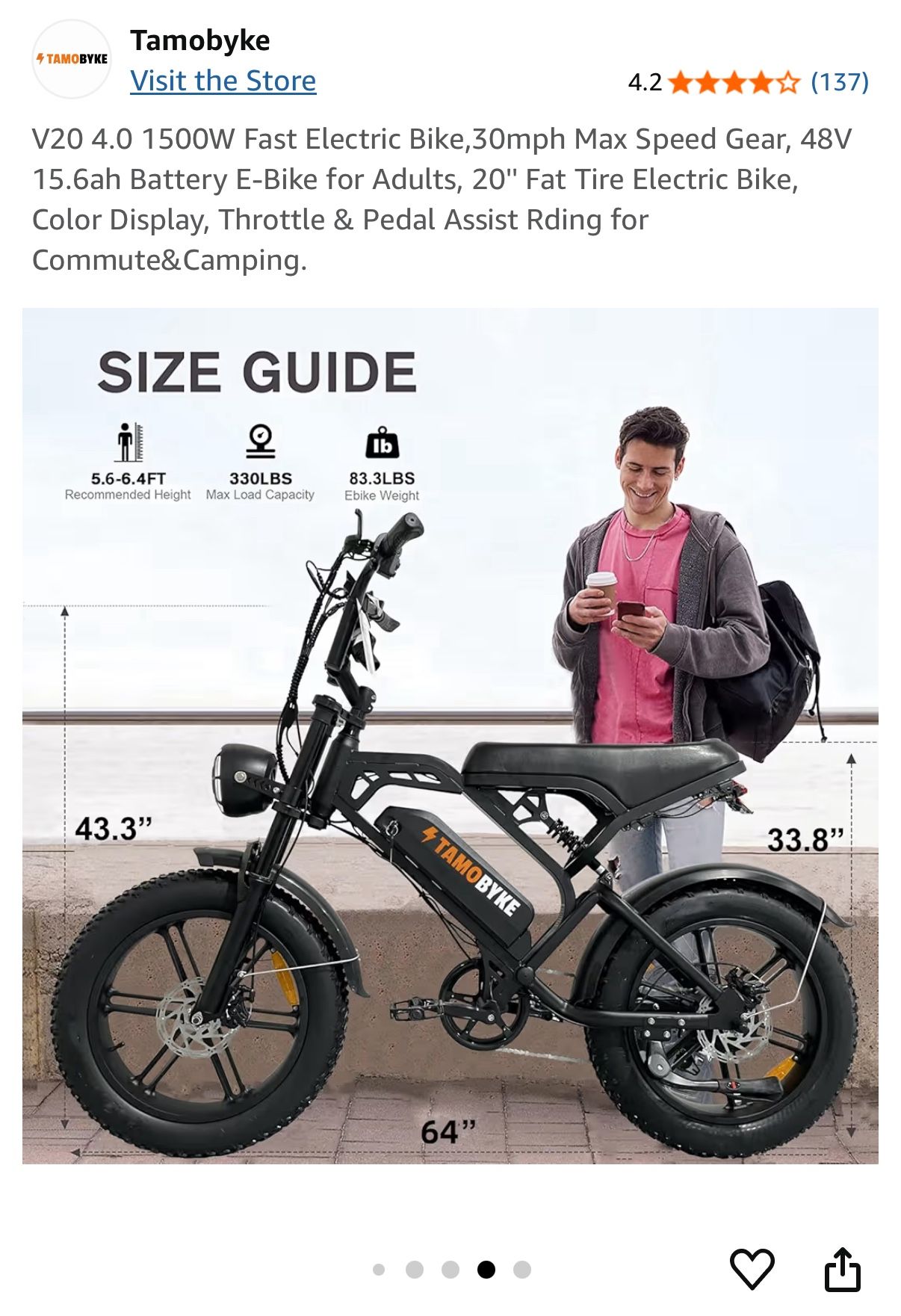  Brand New Electric bike ( With Free Pedal Bike)