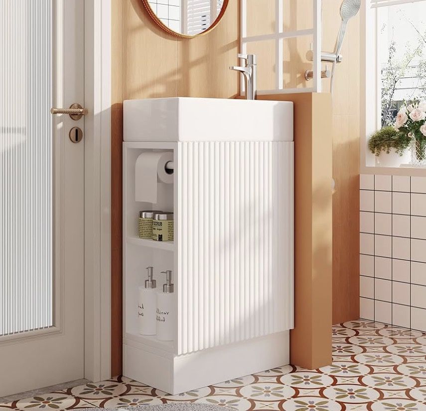 π MERAX Bathroom Vanity with Ceramic Sink β WHITE (BRAND NEW)