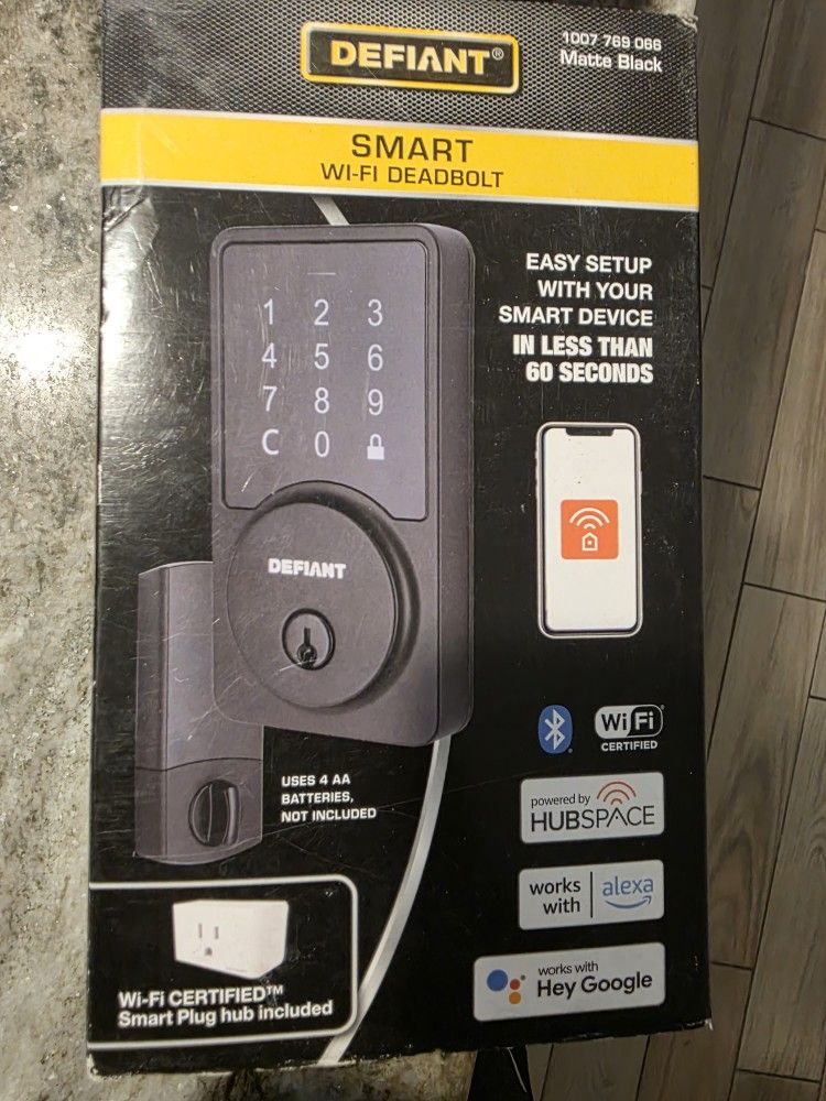 Defiant Smart Lock -Bluetooth Wifi