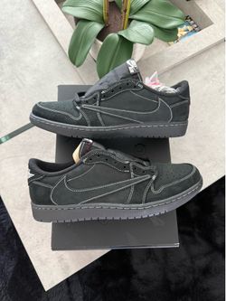 Travis x Jordan 1 low Phantom black Size 11