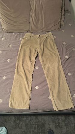 Beige Corduroy Pants S/36