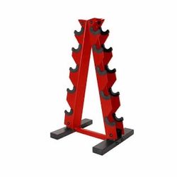 A frame Dumbbell Rack