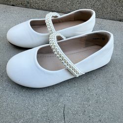 White dress shoes for girls Size 12