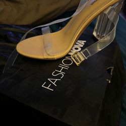 Clear Heel From Fashion Nova (NEW)