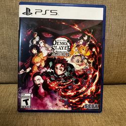 Demon Slayer The Hinokami Chronicles Video Game For The PS5