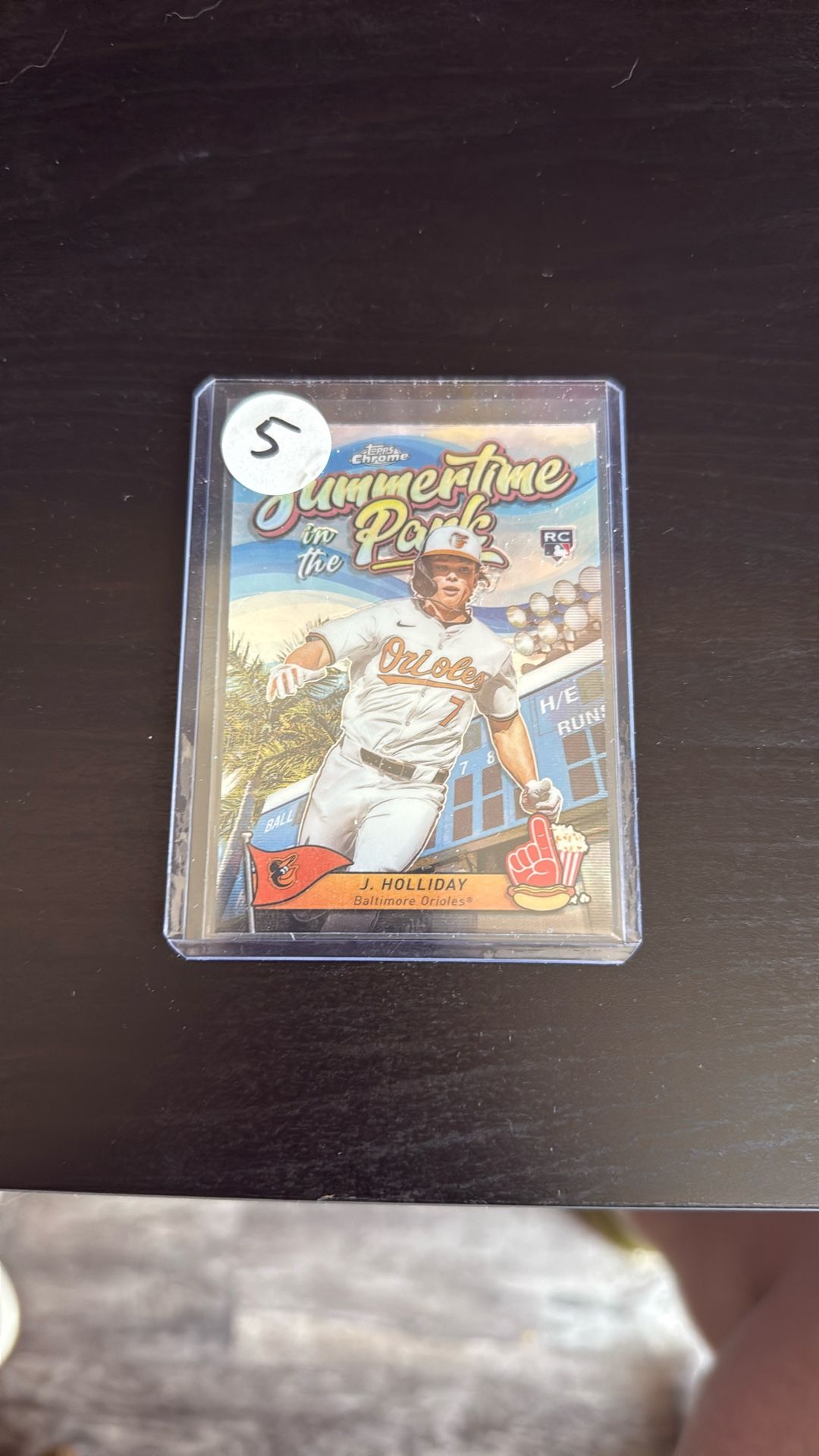 2024 Topps Chrome - Summertime in the Park Jackson Holliday #SITP-8 (RC)