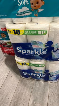 Sparkle 6=18 Tear-A-Square Paper Towels